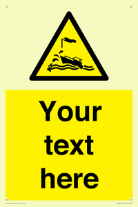 Custom Warning wind over tide conditions